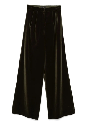 Fabiana Filippi velvet trousers - Green