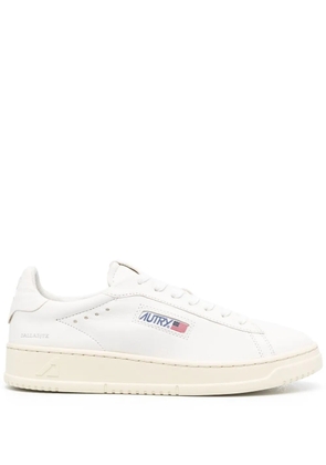 Autry logo-patch lace-up sneakers - White