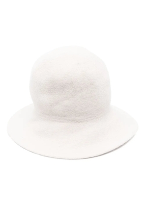 Borsalino ribbed-knit hat - Neutrals