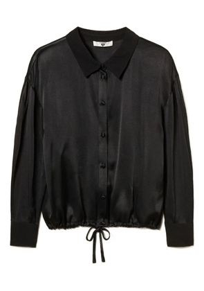 TWINSET button-fastening drawstring shirt - Black