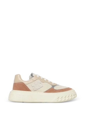 Casadei Off Road appliqué flatform trainers - Neutrals