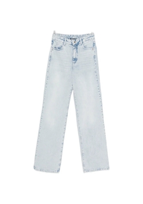 Patrizia Pepe high-waisted straight jeans - Blue