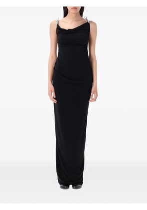 Coperni draped maxi dress - Black