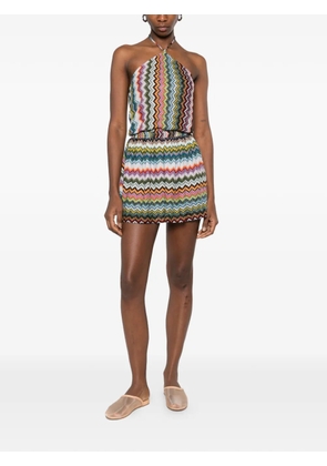 Missoni halter chevron knitwear - Black