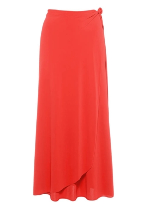 ERES Julieta draped midi skirt - Red