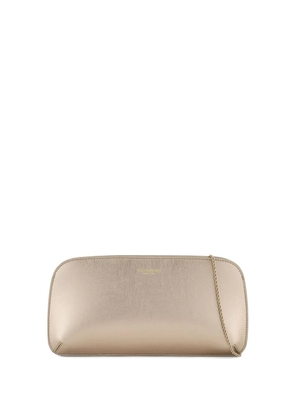 Giorgio Armani leather clutch bag - Gold