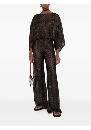 Missoni zigzag sweater - Brown