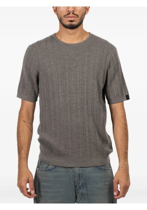 rag & bone Crawford ribbed crew-neck T-shirt - Brown