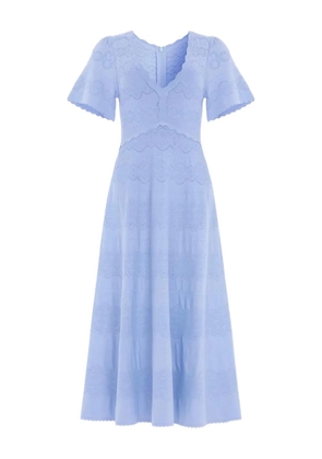 Needle & Thread V-neck midi dress - Blue