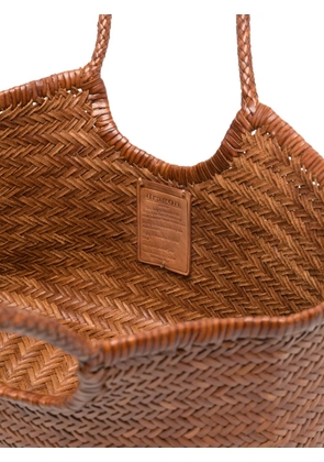 DRAGON DIFFUSION Nantucket woven tote bag - Brown