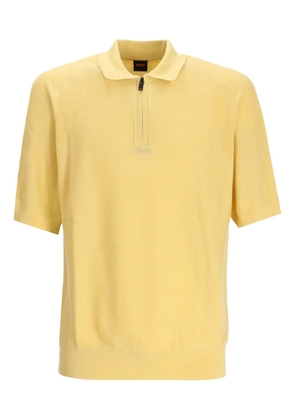 BOSS short-sleeved polo shirt - Yellow