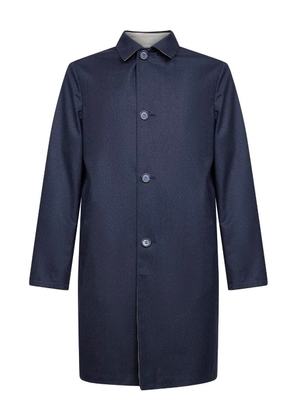 D4.0 reversible single-breasted coat - Blue