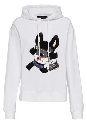 DSQUARED2 Ciro Cool cotton hoodie - White