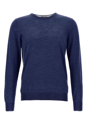 Barba long-sleeved crew-neck sweater - Blue