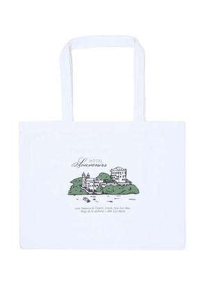 A.P.C. x JJJJound Hôtel tote bag - White