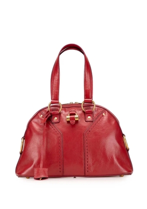 Saint Laurent Pre-Owned 2000-2012 Medium Leather Muse handbag - Red