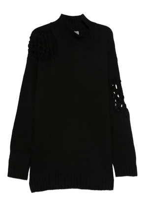 Yohji Yamamoto high-neck sweater - Black