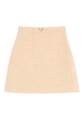 Valentino Garavani Vlogo mini skirt - Neutrals