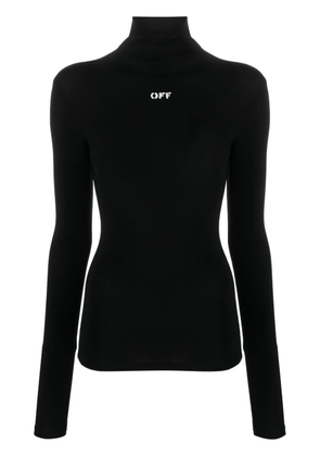 Off-White Off-Stamp high-neck top - Black
