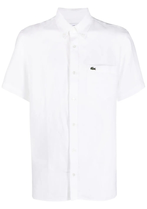 Lacoste embroidered logo short-sleeve shirt - White