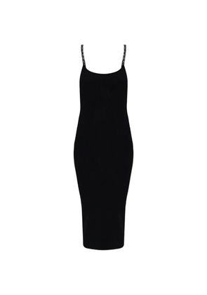 Michael Michael Kors chain-strap midi dress - Black