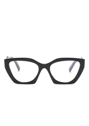 Prada Eyewear butterfly-frame glasses - Black