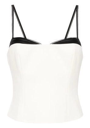 Reformation Melanie sweetheart neck top - Neutrals