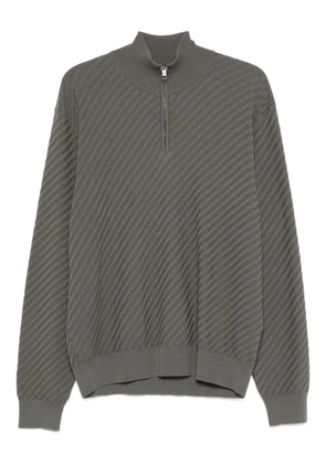 Brioni half-zip sweater - Grey