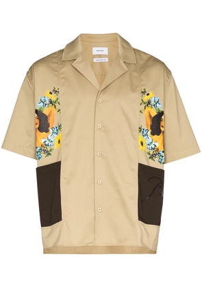 RHUDE Cigar short-sleeve shirt - Neutrals