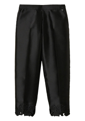 TWINSET broderie-anglaise trousers - Black
