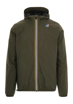 K-Way hooded zip-front jacket - Green