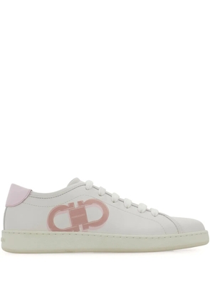 Ferragamo Double Gancini sneakers - White