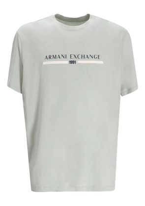 Armani Exchange logo-print cotton T-shirt - Green