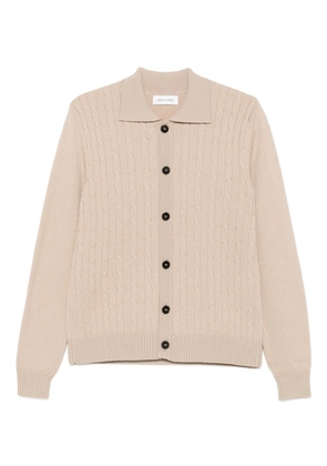 Ernest W. Baker cable-knit collared cardigan - Neutrals