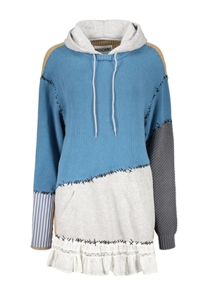 Moschino ribbed oversize sweatshirt - Blue