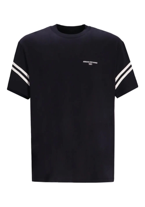 Armani Exchange sleeve-stripe cotton T-shirt - Black