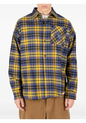 Société Anonyme Over Sunny plaid pocket shirt - Blue