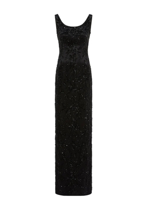 Jenny Packham beaded-embellishments maxi dress - Black