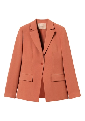 TWINSET back-vent single-breasted blazer - Orange