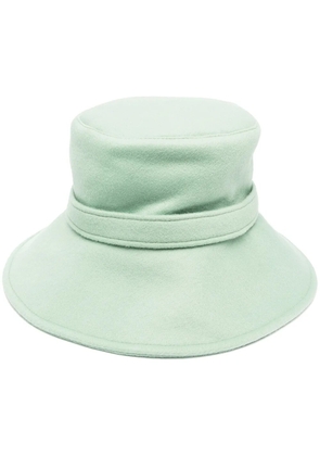 Alberta Ferretti logo plaque bucket bag - Green