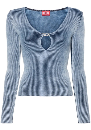 Diesel M-Teri ribbed-knit top - Blue