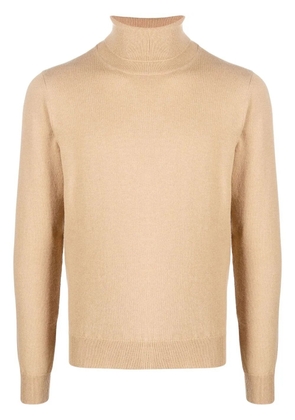 Malo roll neck cashmere sweater - Neutrals