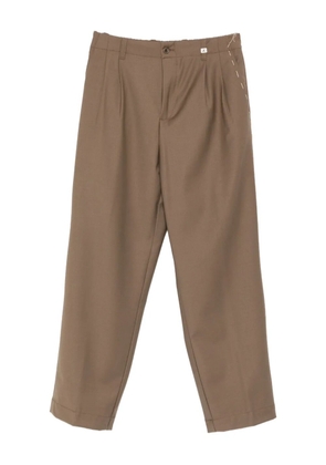 Myths pleat-detail trousers - Brown