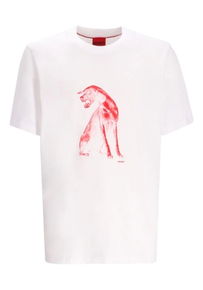 HUGO graphic-print T-shirt - White