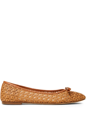 TWINSET bow-detail ballet flats - Brown