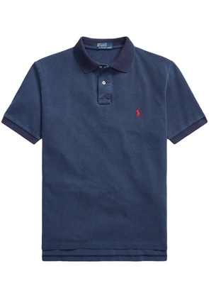 Polo Ralph Lauren Polo Pony-embroidered cotton polo shirt - Blue