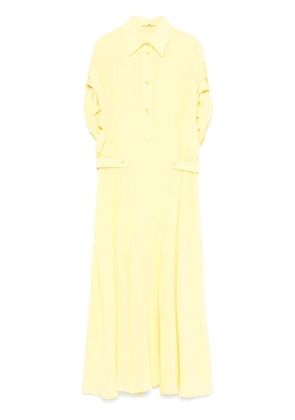 Ermanno Scervino silk midi dress - Yellow