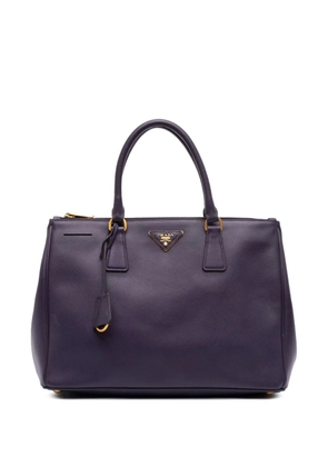 Prada Pre-Owned 2010-2025 Medium Saffiano Lux Galleria Double Zip satchel - Purple
