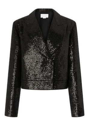 Genny sequinned blazer - Black