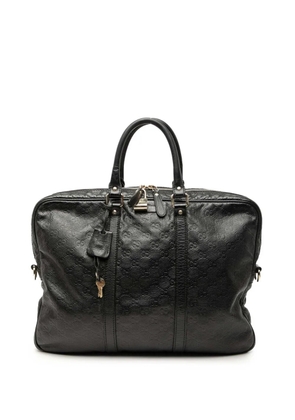 Gucci Pre-Owned 2000-2015 Guccissima business bag - Black